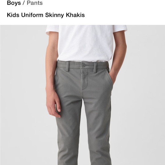 Gap Kids Boy Kids Uniform Skinny Khakis - Picture 2 of 8